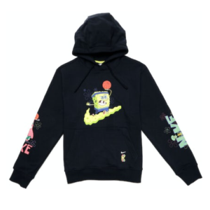 Kyrie x Bob l'éponge x Nike Dri-Fit Patrick Star Sweat à capuche Noir noir 39203