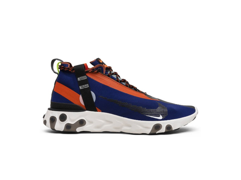 Nike React Runner Mid WR ISPA Bleu Void Team Orange AT3143 400