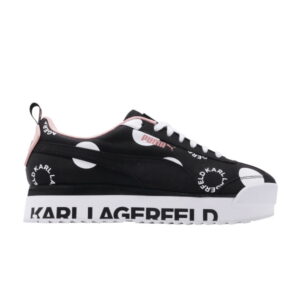 Baskets Wmns Roma Amor Polkadot KL Noir Blanc 371226 01
