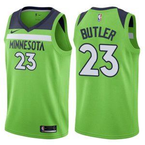Maillot de basket-ball vert Jimmy Butler Minnesota Timberwolves # 23 Statement 2017-18 45725