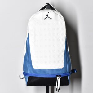 Sac à dos Air Jordan Retro 13 blanc bleu 49236