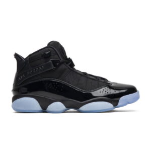 Air Jordan 6 Rings Noir Glace Blanc 322992 011