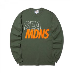 Sweat-shirt MADNESS x WIND AND SEA T-shirt imprimé à manches longues Marsh Swamp 47131