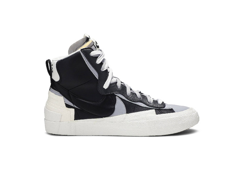 Sacai x Nike Blazer Mid Noir Gris BV0072 002