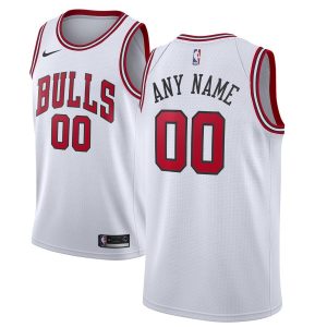 Maillot de basket-ball personnalisé Swingman White Association Edition 2019-20 Chicago Bulls crème 52833