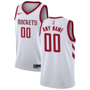 Maillot de basket-ball Houston Rockets Swingman Custom Association Edition 2019-20 Blanc Noir 54453