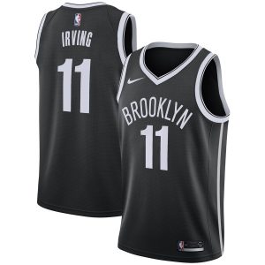 Maillot de basket-ball Swingman Kyrie Irving Brooklyn Nets 2019-20, édition icône noire 52612