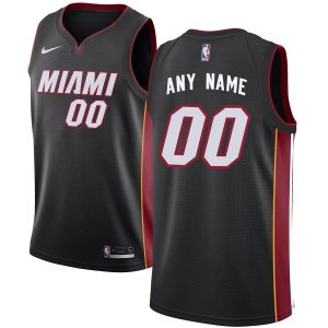 Maillot de basket-ball noir personnalisé Miami Heat Swingman 2019-20 - Icon Edition Vert 54557