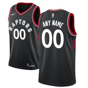 Maillot de basket-ball personnalisé Swingman Black Statement Edition 2019-20 des Raptors de Toronto crème 54866