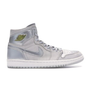 Air Jordan 1 Retro Japan Gris 2001 Baskets Blanc 136060-001