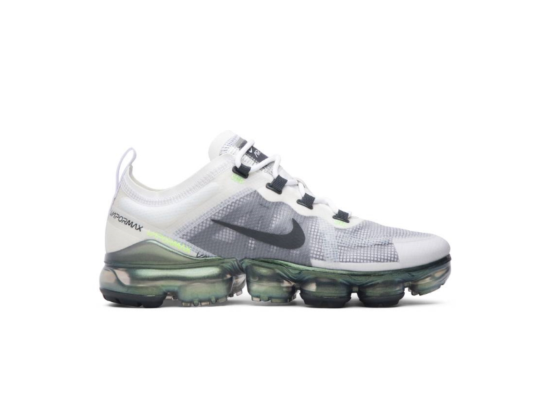 Nike Air VaporMax 2019 Premium Blanc Platine Tint Lime Blast AT6810 100