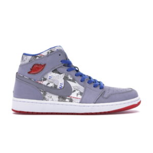 Jordan 1 Retro LS Stealth Baskets Argent 315794 041