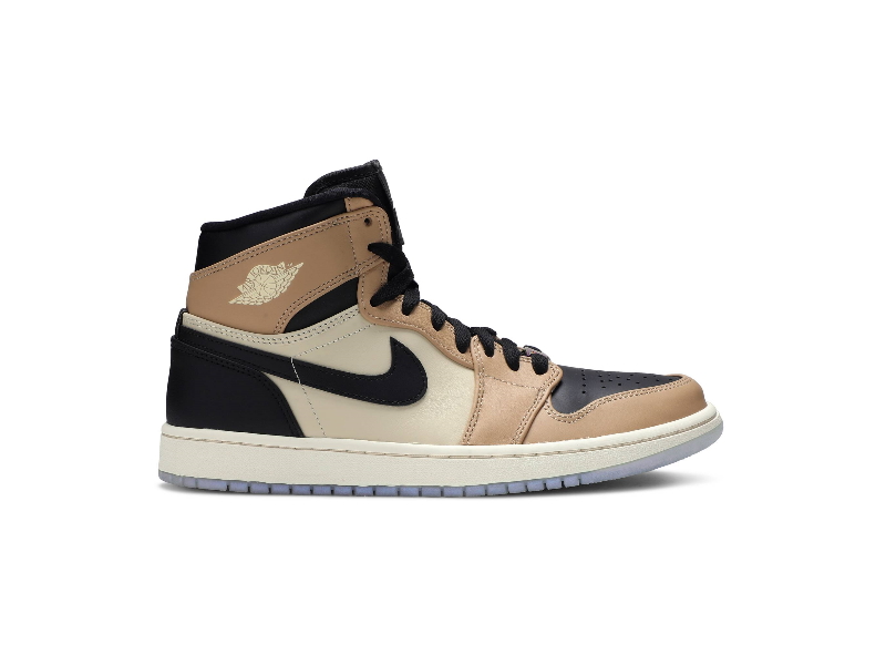 Wmns Air Jordan 1 High Mushroom Baskets Noir AH7389 003