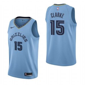 2019-20 Memphis Grizzlies Brandon Clarke # 15 Maillot de basket-ball 56559