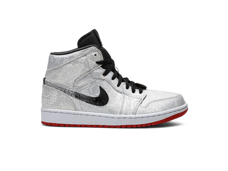 CLOT x Air Jordan 1 Mid Baskets sans peur CU2804 100