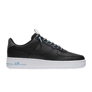 Wmns Nike Air Force 1 '07 Lux Noir Baskets Réfléchissantes Blanc 898889 015