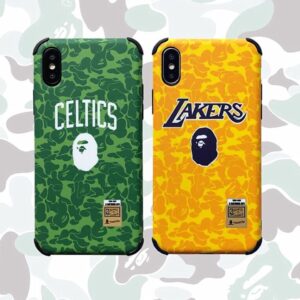 Coque NBA Celtics Lakers iPhone Marron 60742