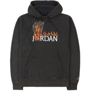 Travis Scott MJ Sweat à capuche polaire Noir 60112