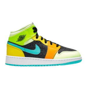 Air Jordan 1 Mid SE GS Clover Baskets BQ6931 037