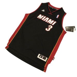 Miami Heat Hommes Dwyane Wade #3 Maillot de basket-ball noir 61957
