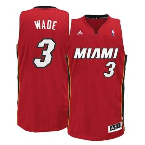 Miami Heat Hommes Dwyane Wade #3 Maillot de basket-ball rouge 61973