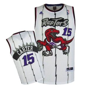 Vince Carter Youth Toronto Raptors # 15 Soul Swingman Maillot de basket-ball Blanc 61908