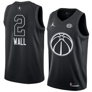 Maillot de basket-ball noir Swingman Jersey 2018 All-Star Wizards John Wall # 2 63512