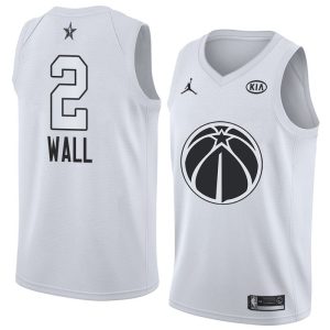 Maillot de basket-ball blanc Swingman Jersey 2018 All-Star Wizards John Wall # 2 63800