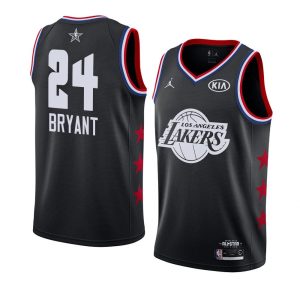 Maillot de basket 2019 NBA All-Star LA Lakers Kobe Bryant #24 Maillot Swingman noir 64209