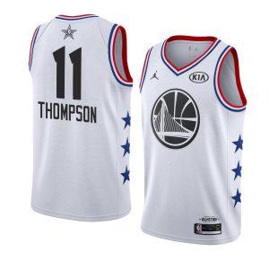 Maillot de basket-ball 2019 NBA All-Star Warriors Klay Thompson #11 Maillot Swingman blanc 64618