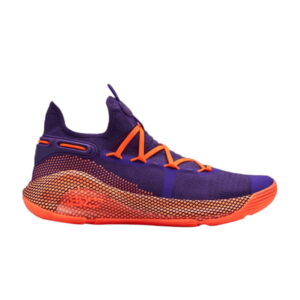 Under Armour Curry 6 Baskets Deep Orchid Noir 3022386 501