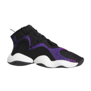 Adidas Crazy BYW Baskets pour jeunes en peau de serpent violet CG6780