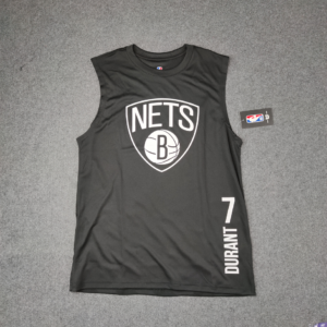 2020 Brooklyn Nets Durant 7 Maillot Noir Noir 92429