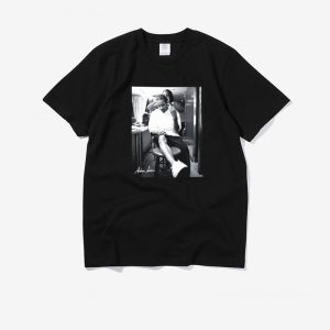 T-shirt 2020 fièvre Allen Iverson Vintage Tee noir 94233