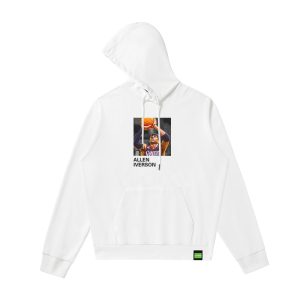 Sweat à capuche 2020 Kalan Allen Iverson Sweat à capuche Blanc Crème 94814