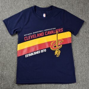 2020 NBA Cleveland Cavaliers 23 T-shirt bleu foncé vert 88456