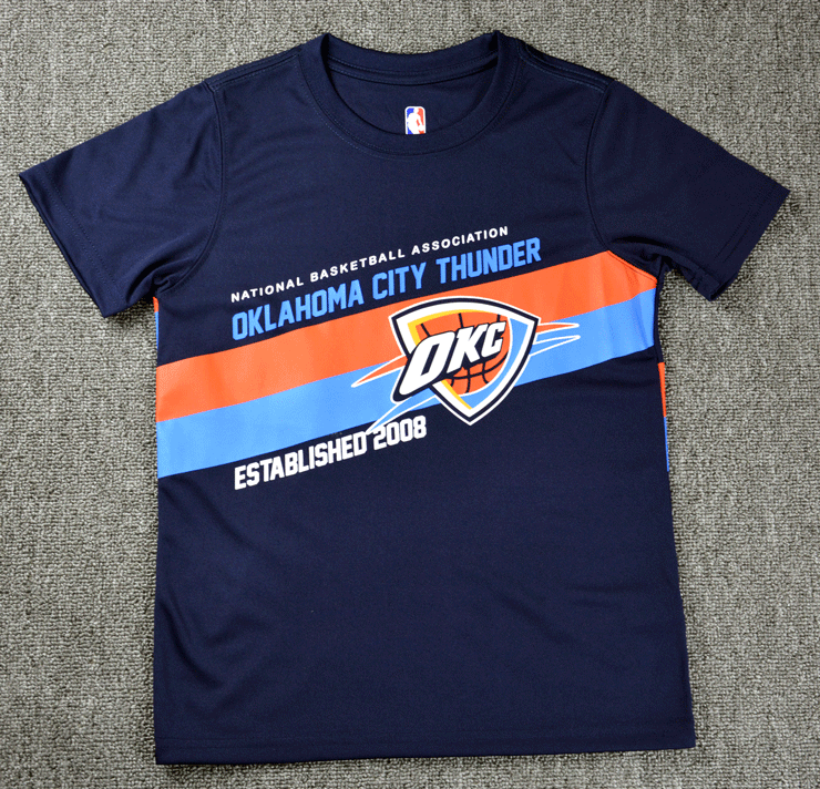 T-shirt bleu foncé NBA Oklahoma City Thunder 2020 88462