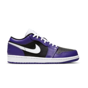 Air Jordan 1 Low Court Violet Noir Noir 553558 501