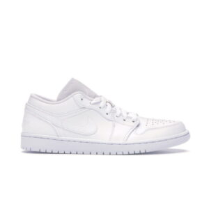 Air Jordan 1 Low Triple Blanc Brouillard Gris 553558 126