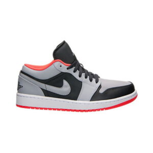 Air Jordan 1 Low Wolf Gris Infrarouge Blanc 553558 022