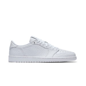 Air Jordan 1 Swooshless Triple Blanc 872782 100
