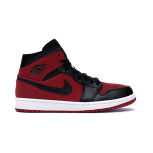 Air Jordan 1 Mid Reverse Banned Gym Rouge Noir 554724 610