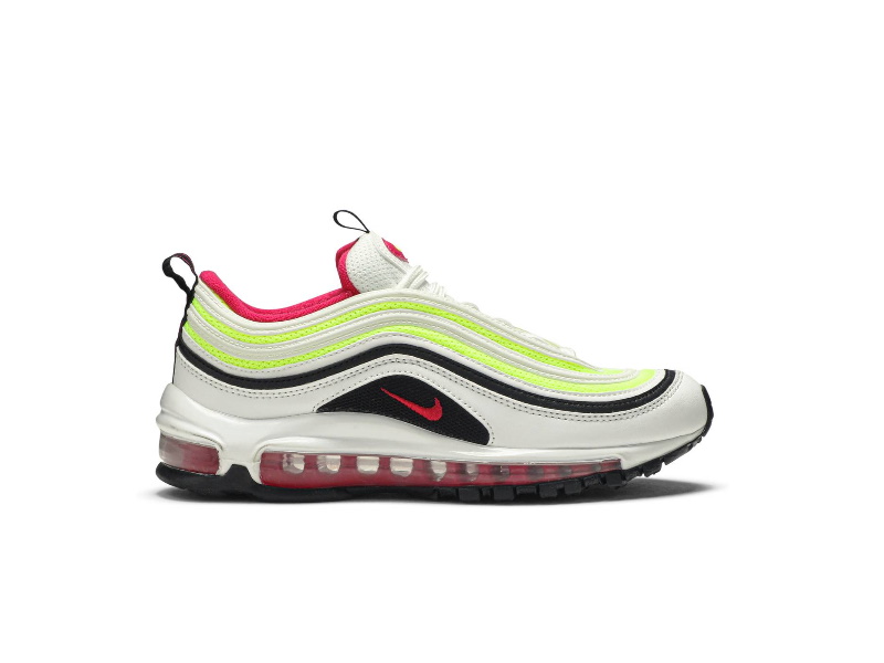 Nike Air Max 97 GS Blanc Rush Rose Volt Bleu CJ9978 100