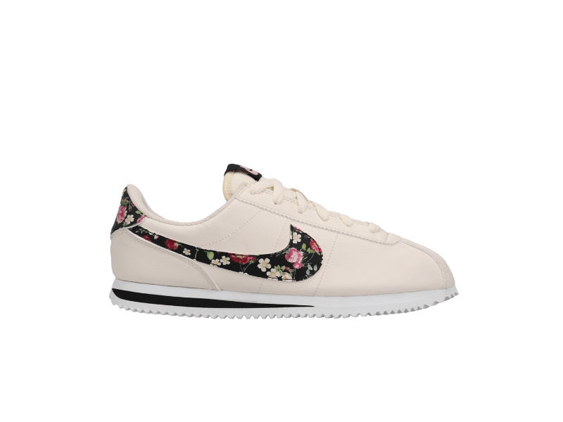 Nike Cortez Basic Vintage Floral GS Baskets Ivoire Pâle BQ5297 100