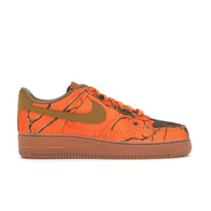 Realtree x Nike Air Force 1 Low Orange Camo Baskets AO2441 800