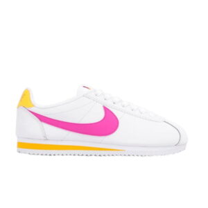 Nike Wmns Classic Cortez Cuir Printemps Pack Baskets Fuchsia 807471 112