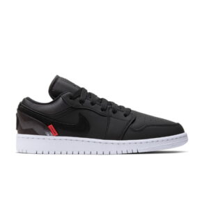 Baskets Paris Saint-Germain x Air Jordan 1 Low GS Gris CN1077 001