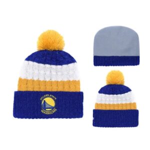 Chapeau bleu jaune Golden State Warriors 2019 99359