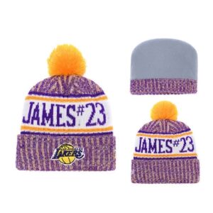 Chapeau jaune violet des Los Angeles Lakers 2019 99369