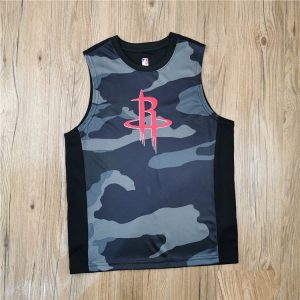 Maillot de basket-ball camouflage pour enfants Houston Rockets 2020 Camo 99255